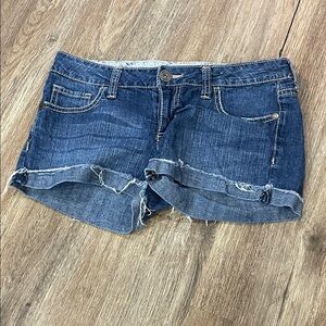 Arizona Jean Company Distressed Blue Jean Shorts
